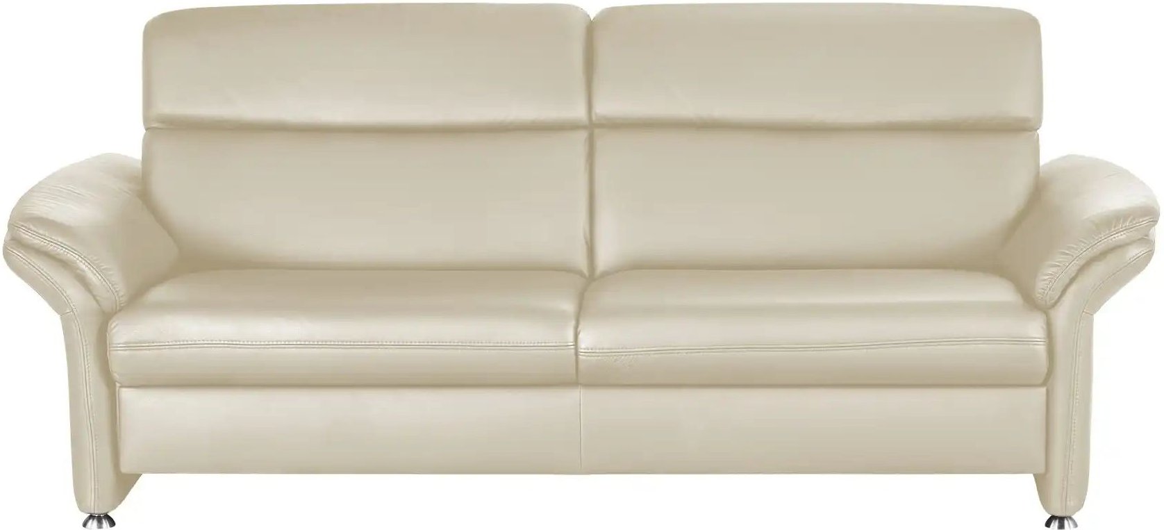 meinSofa Einzelsofa Leder Manon ¦ beige ¦ Maße (cm): B: 228 T: 92.0 Polstermöbel > Sofas > 3-Sitzer - Höffner