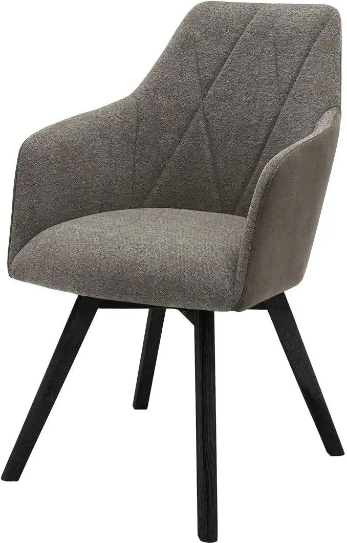 Dine + Mine Armlehnstuhl mit Diamant-Steppung Xalapa ¦ braun ¦ Maße (cm): B: 57 H: 85 T: 65.0 Stühle > Esszimmerstühle >...