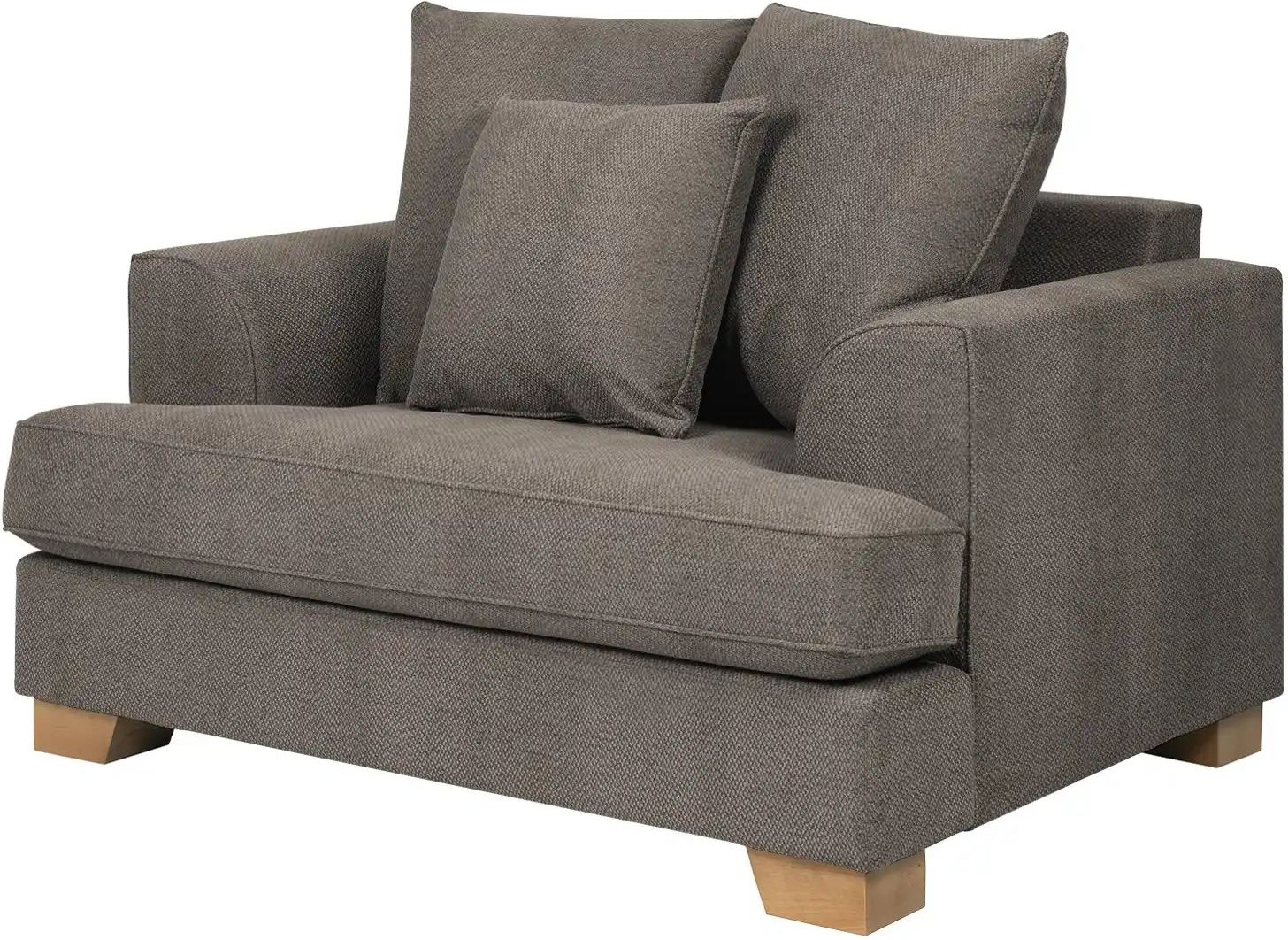 SOHO Sessel Franka ¦ braun ¦ Maße (cm): B: 136 H: 87 T: 103.0 Polstermöbel > Sessel > Lounge Sessel - Höffner