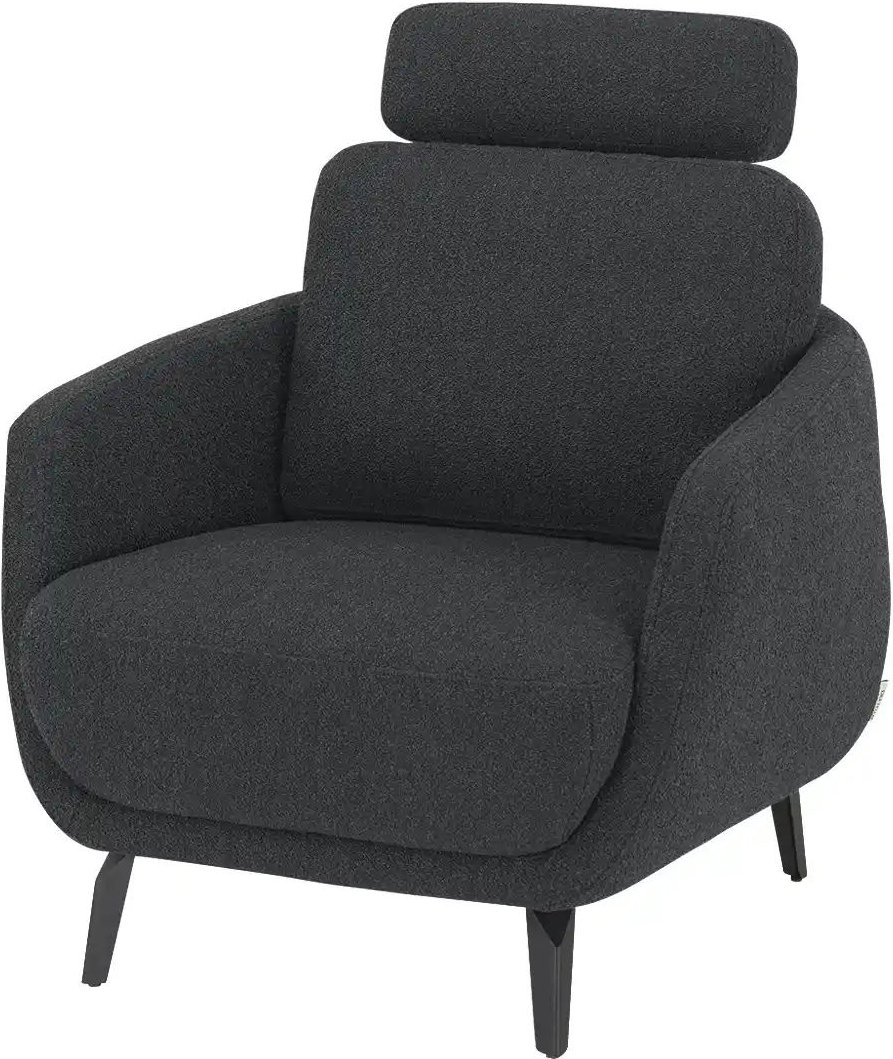 Jette Home Sessel aus Bouclé Jette About ¦ schwarz Polstermöbel > Sessel > Cocktailsessel - Höffner