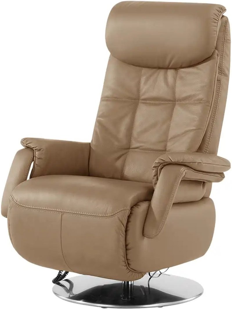 Polstermöbel Oelsa Ledersessel mit elektrischer Relaxfunktion Mambo ¦ braun ¦ Maße (cm): B: 86 H: 119 T: 88.0 Polstermöb...