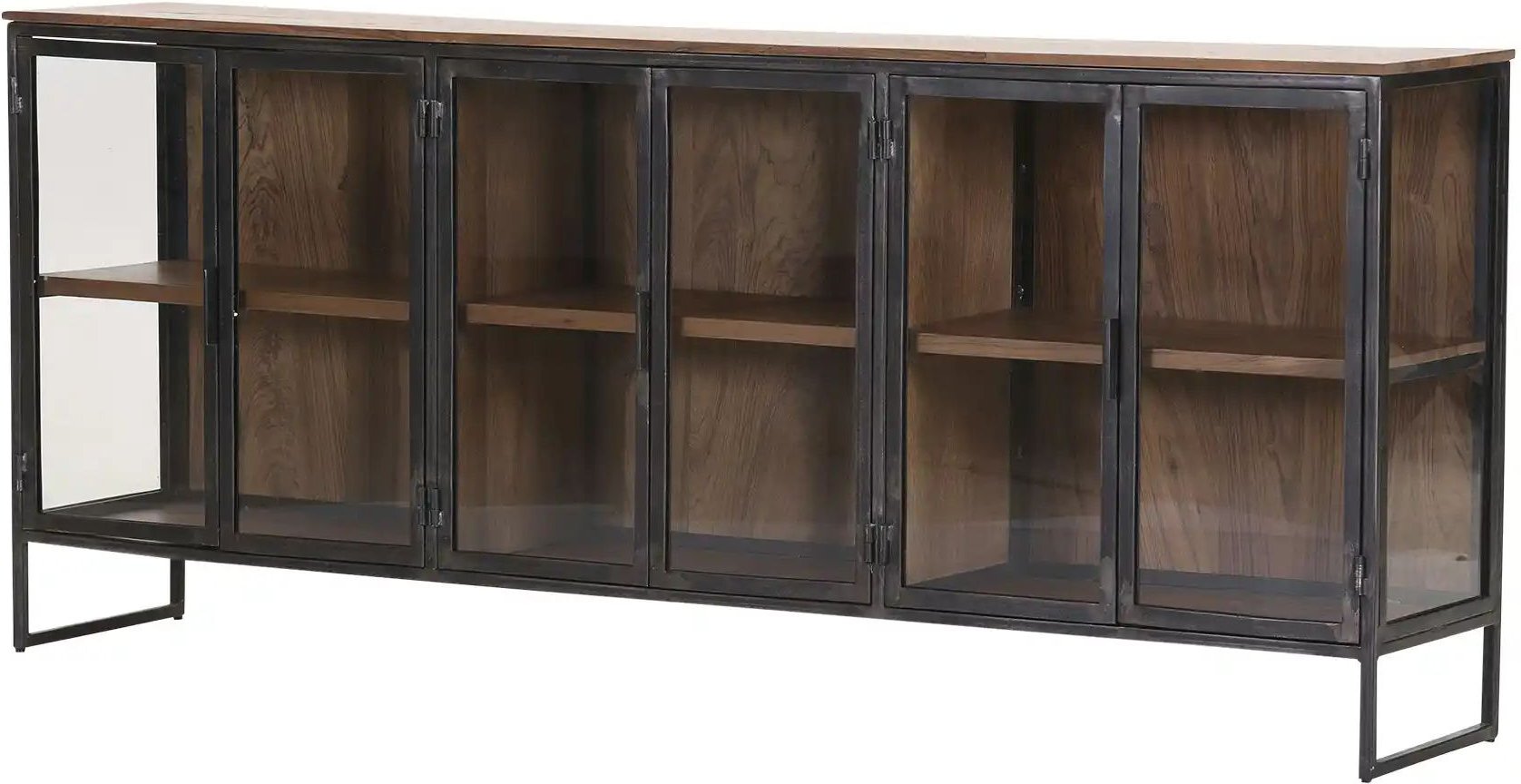 Thumbnail - Vitrinen Sideboard Tobago ¦ holzfarben ¦ Maße (cm): B: 210 H: 90 T: 42.0 Schränke > Vitrinen - Höffner