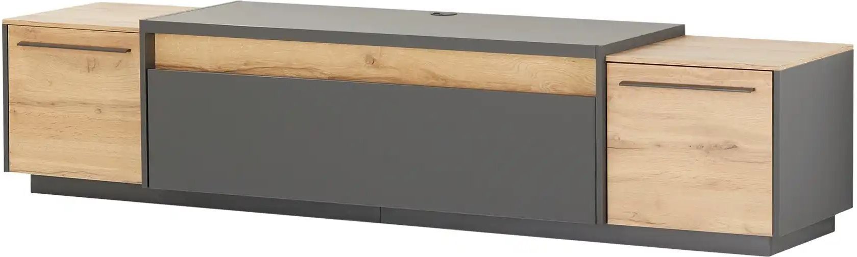 Thumbnail - TV Lowboard Light Line 10 ¦ grau ¦ Maße (cm): B: 223 H: 50 T: 50.0 Kommoden & Sideboards > Lowboards - Höffner