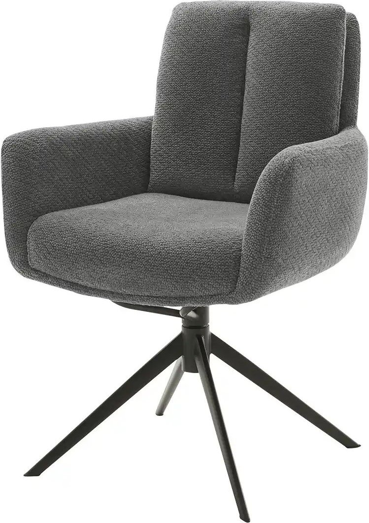 Esszimmerstuhl Bolivar ¦ grau ¦ Maße (cm): B: 64 H: 91 T: 65.0 Stühle > Esszimmerstühle > Esszimmerstühle mit Armlehnen...