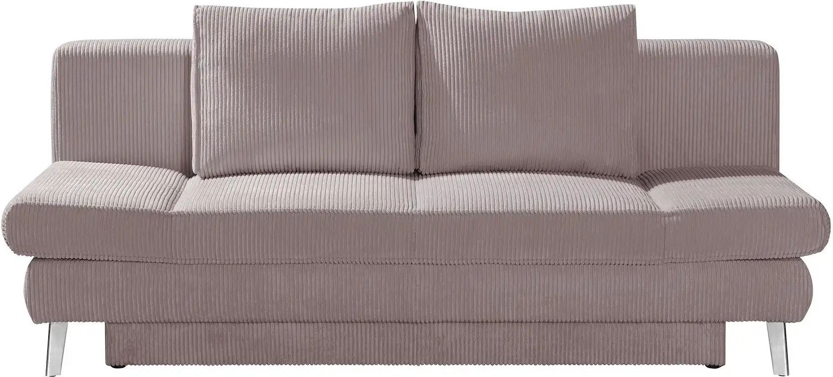 Thumbnail - Schlafsofa mit Bettkasten Sidney ¦ rosa/pink ¦ Maße (cm): B: 200 H: 85 T: 90.0 Polstermöbel > Sofas > 2-Sitzer - Höffner