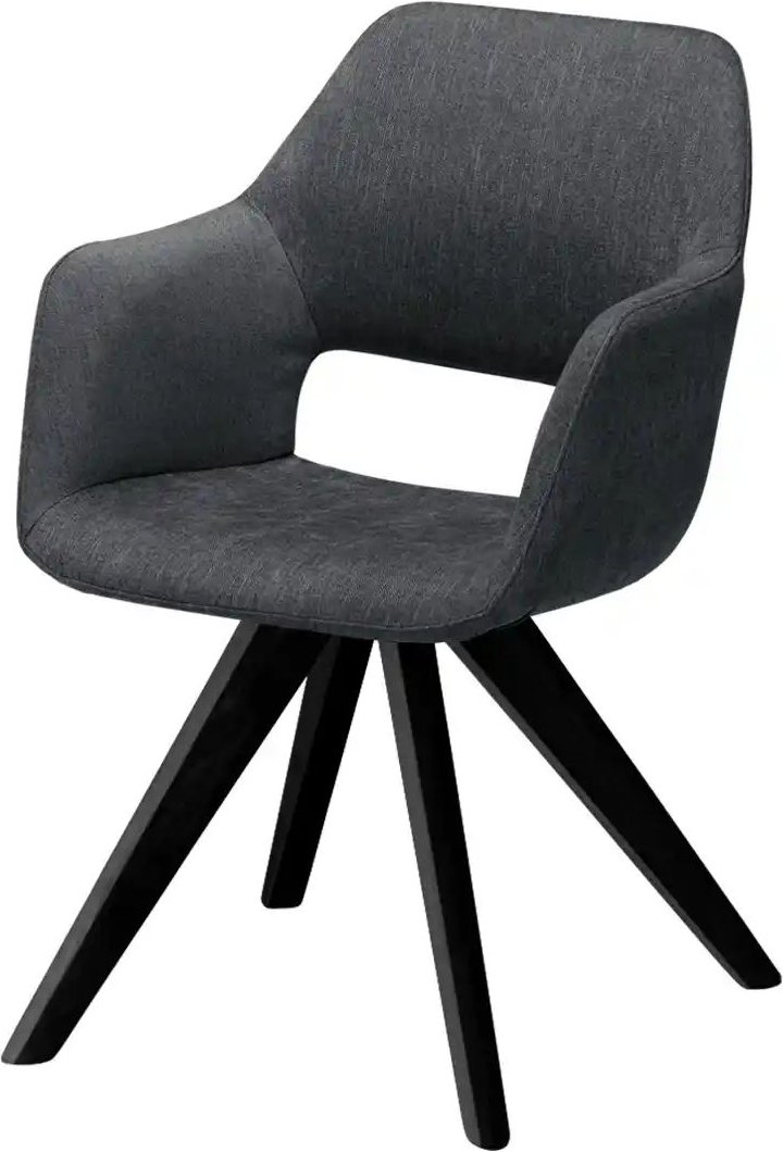 Woodford Armlehnstuhl Berlin ¦ schwarz ¦ Maße (cm): B: 57 H: 85 T: 67.0 Stühle > Esszimmerstühle > Esszimmerstühle mit ...