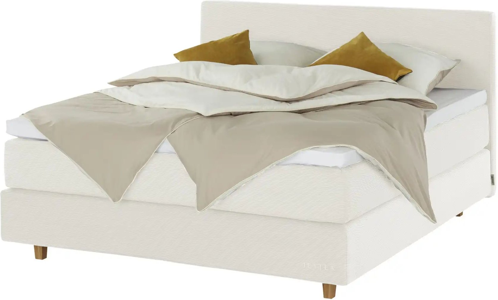 Thumbnail - Jette Home Boxspringbett Jette Flex ¦ creme ¦ Maße (cm): B: 165 H: 110,5 Betten > Boxspringbetten - Höffner