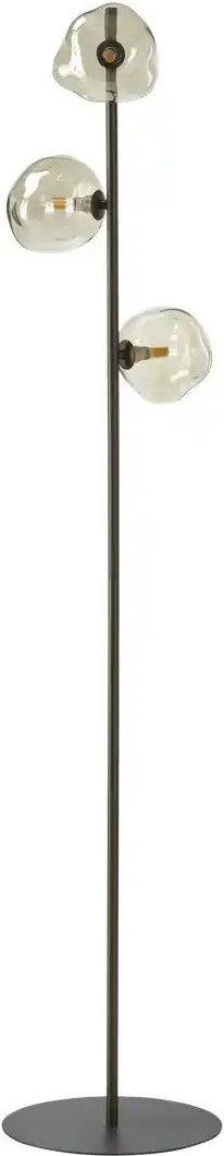 Stehleuchte 3-flg.braun Lava ¦ schwarz ¦ Maße (cm): H: 115 Ø: 30 Lampen & Leuchten > Stehlampen - Höffner