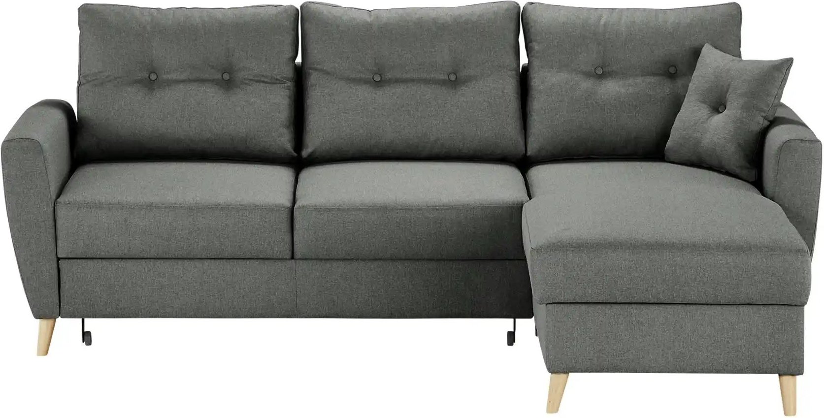 Ecksofa Carla ¦ grau ¦ Maße (cm): B: 230 H: 93 T: 159.0 Polstermöbel > Sofas > Ecksofas - Höffner