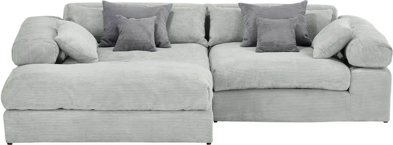 smart Ecksofa Lianea ¦ grau ¦ Maße (cm): B: 291 H: 86 T: 208.0 Polstermöbel > Sofas > 3-Sitzer - Höffner