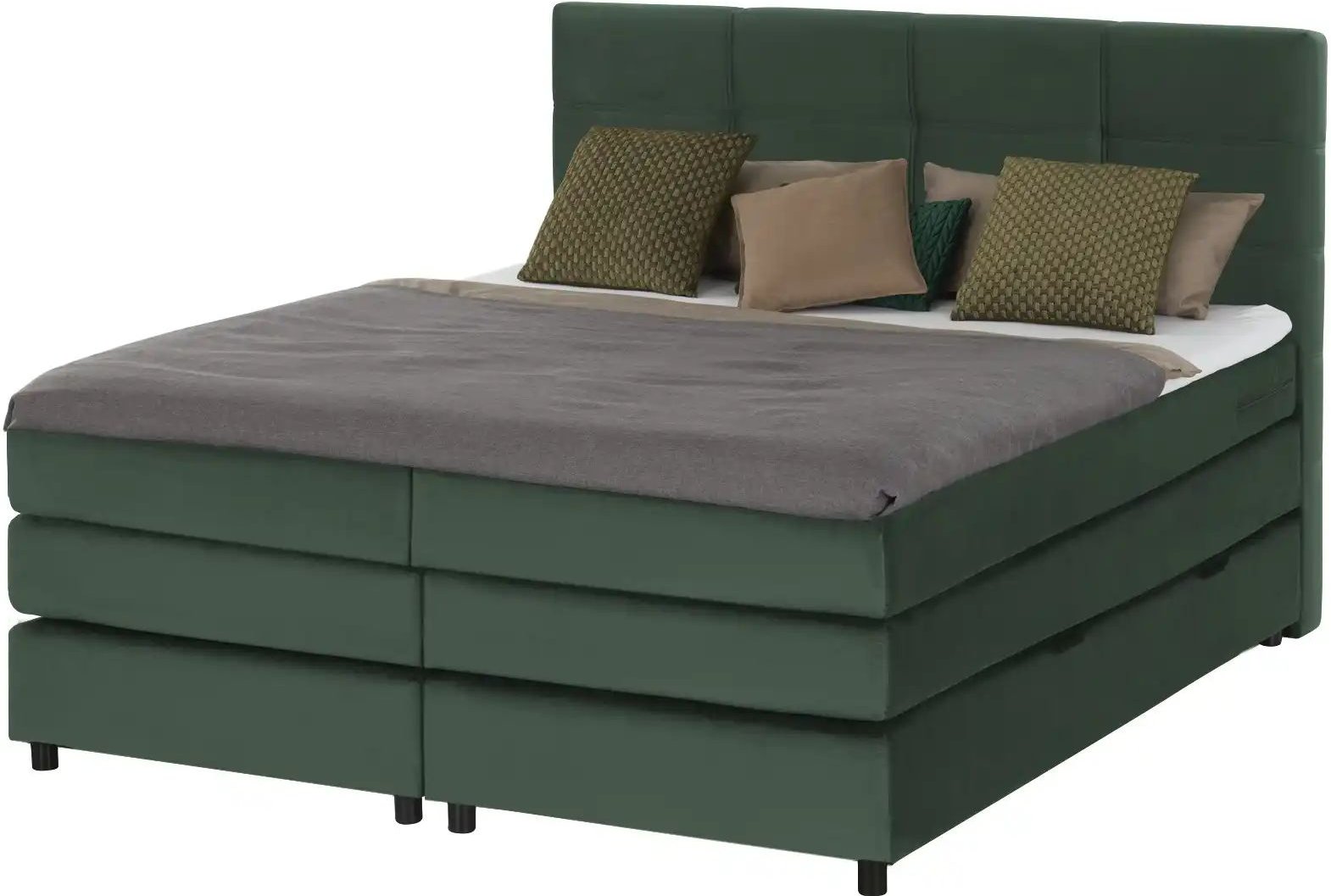 Boxspringbett Wind ¦ grün ¦ Maße (cm): B: 140 H: 152 Betten > Boxspringbetten - Höffner
