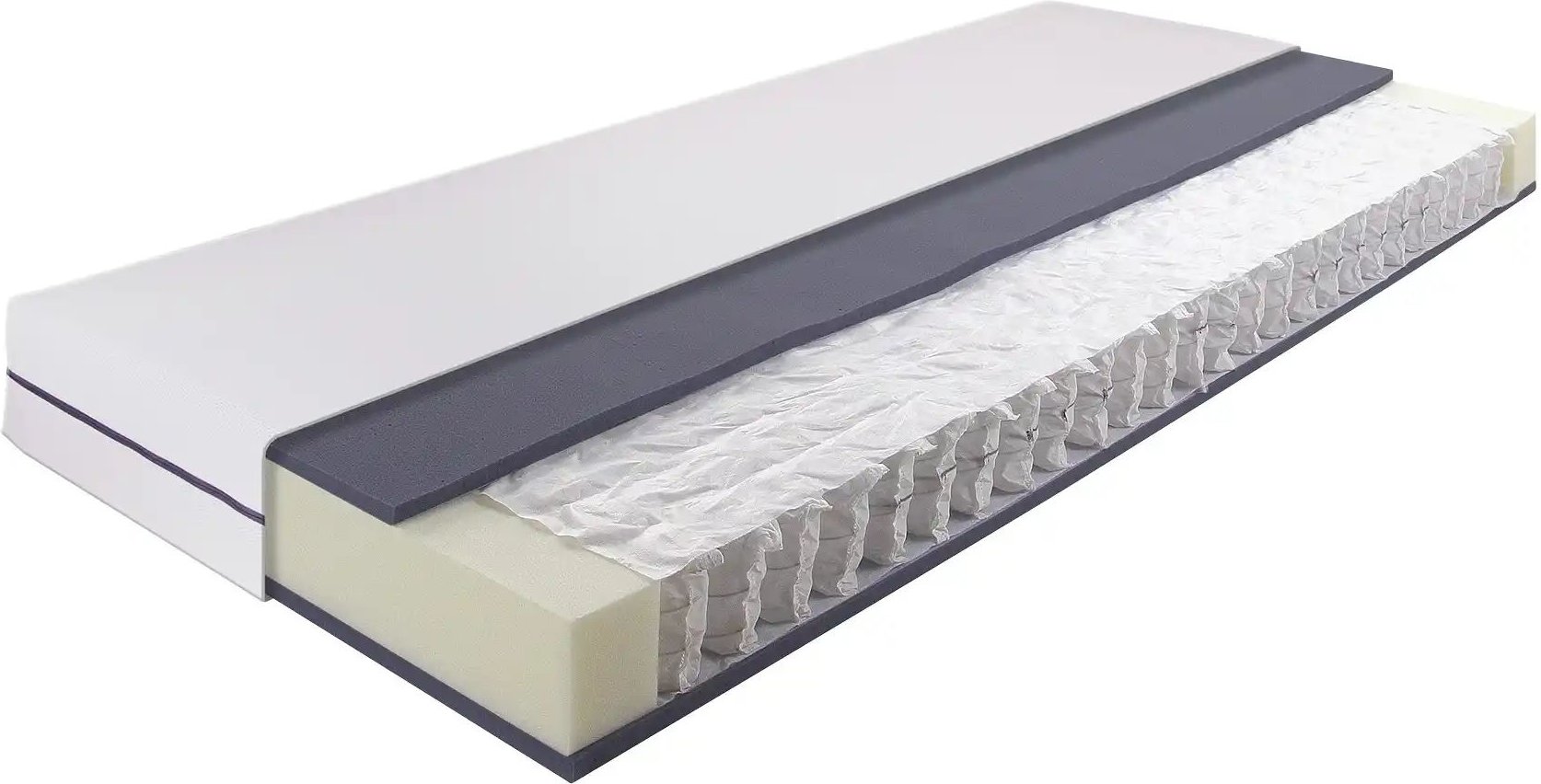 Breckle Tonnentaschenfedernkernmatratze Flex Air ¦ weiß ¦ Maße (cm): B: 90 H: 19 Matratzen & Zubehör > Matratzen-Arten ...