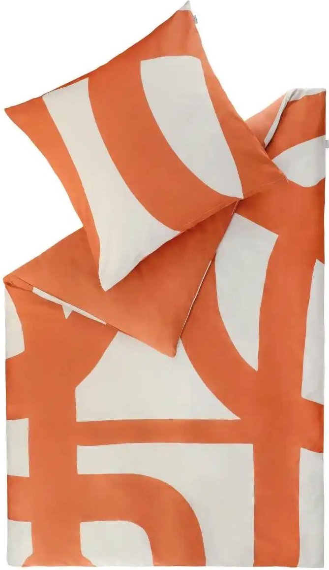 Musterring Satin Wende-Bettwäsche Scribble ¦ kupfer ¦ Maße (cm): B: 135 Bettwaren > Bettwäsche > Bettwäsche ganzjährig ...