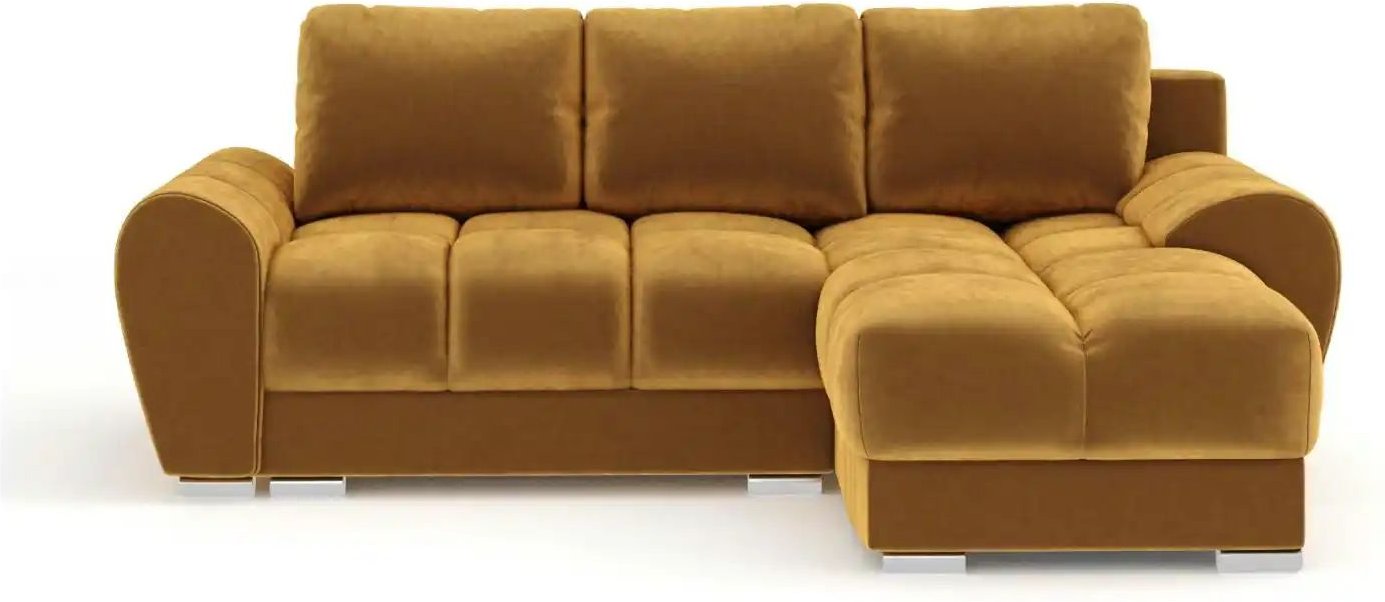 Thumbnail - Ecksofa Peebles ¦ gold ¦ Maße (cm): B: 256 H: 90 Polstermöbel > Sofas > Ecksofas - Höffner