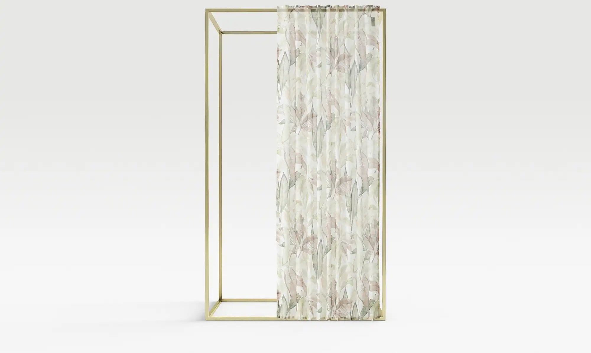 como Schlaufenschal Blätter ¦ braun ¦ Synthetik ¦ Maße (cm): B: 140 H: 245 Gardinen & Rollos > Gardinen & Vorhänge > Sc...