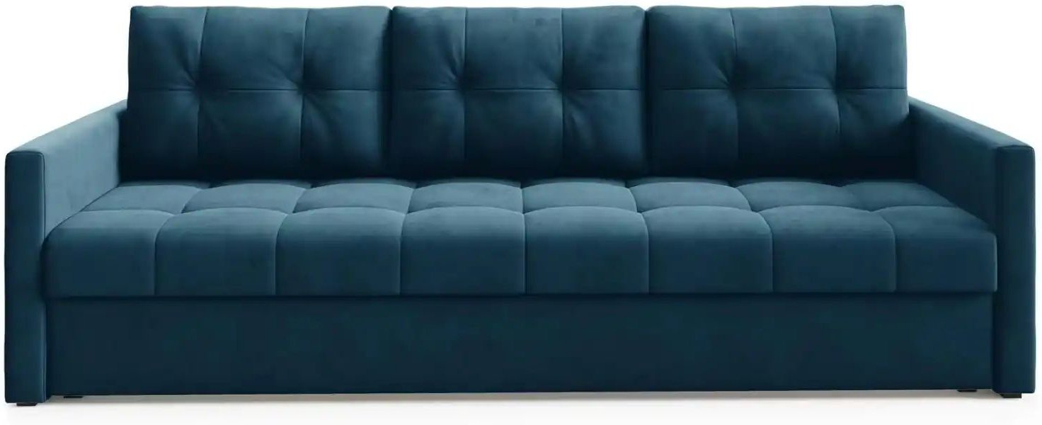 Einzelsofa Olivia ¦ blau ¦ Maße (cm): B: 230 H: 86 Polstermöbel > Sofas > 3-Sitzer - Höffner