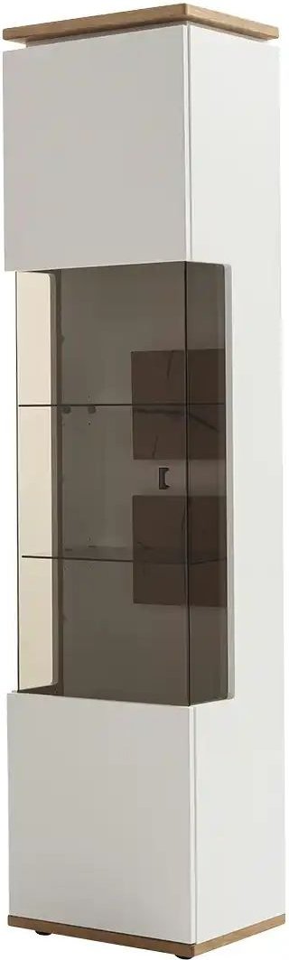 Thumbnail - uno Vitrine Marlea ¦ weiß ¦ Maße (cm): B: 50 H: 203 T: 37.0 Schränke > Vitrinen - Höffner