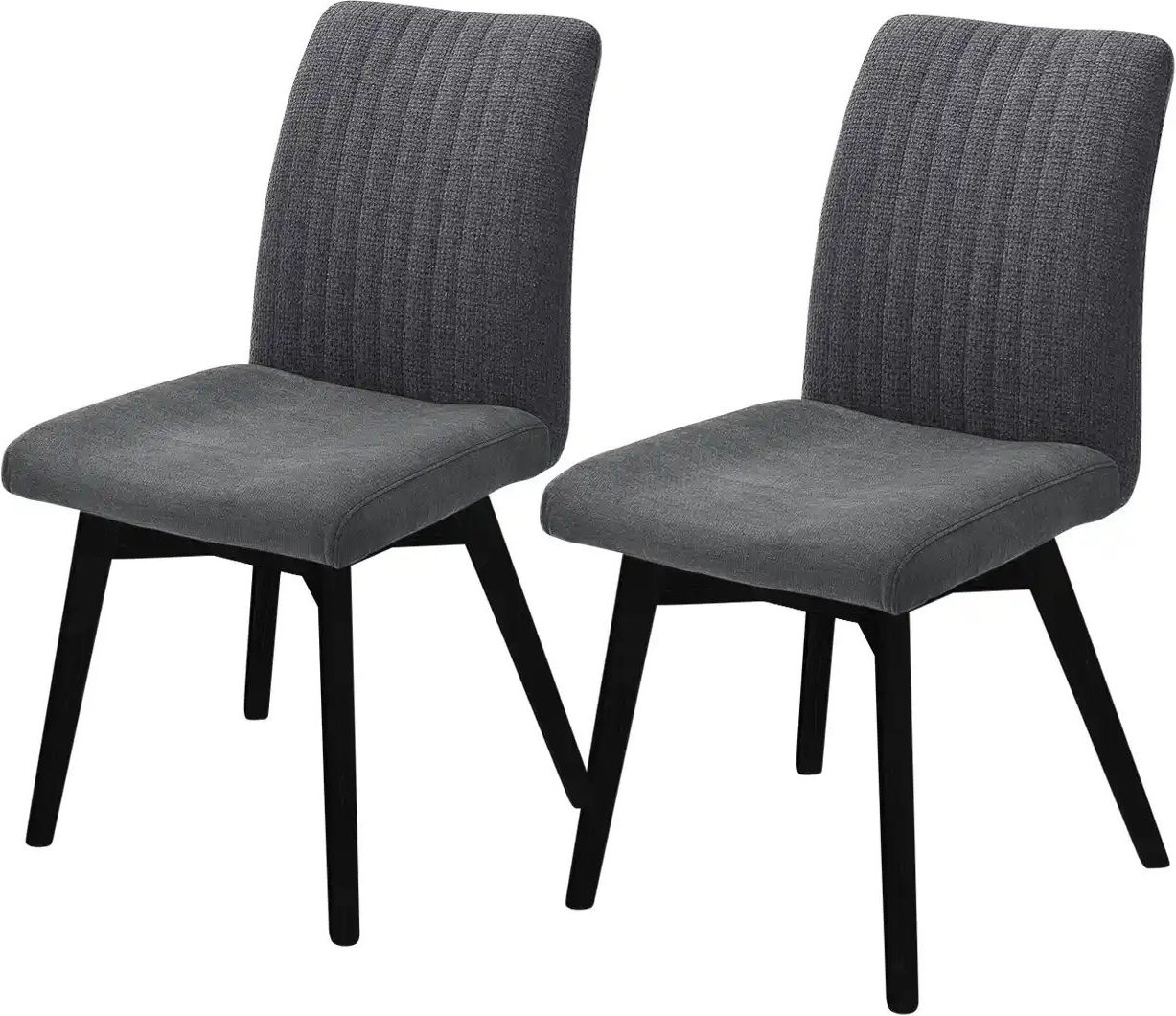 Woodford 2er Set Polsterstuhl im 2er Set Menda ¦ grau ¦ Maße (cm): B: 47 H: 88 T: 69.0 Stühle > Küchenstühle > Polster K...