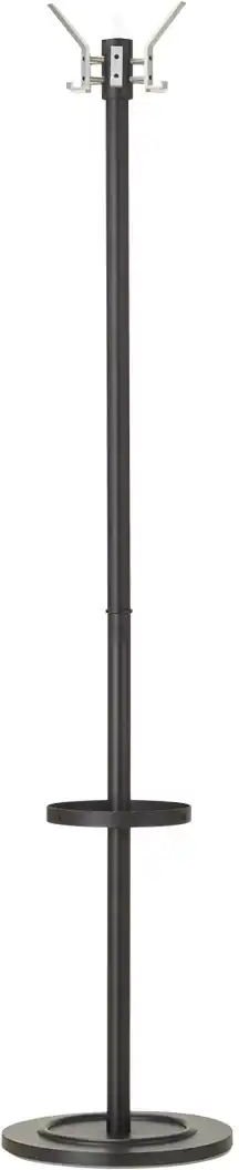 Garderobenständer  Pat ¦ schwarz ¦ Metall ¦ Maße (cm): H: 179  Ø: 37 Garderoben & Kleiderstangen > Garderobenständer - H...