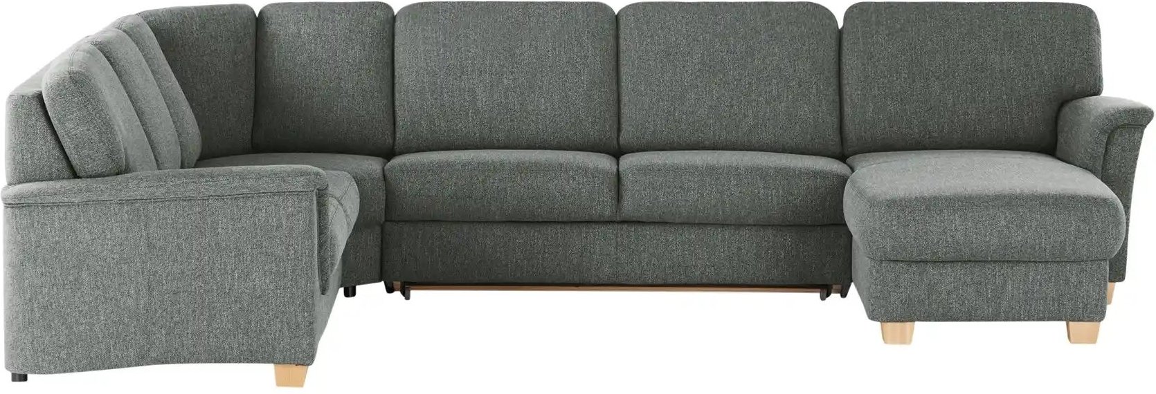 smart Wohnlandschaft Valencia ¦ grau ¦ Maße (cm): B: 341 Polstermöbel > Sofas > Schlafsofas - Höffner