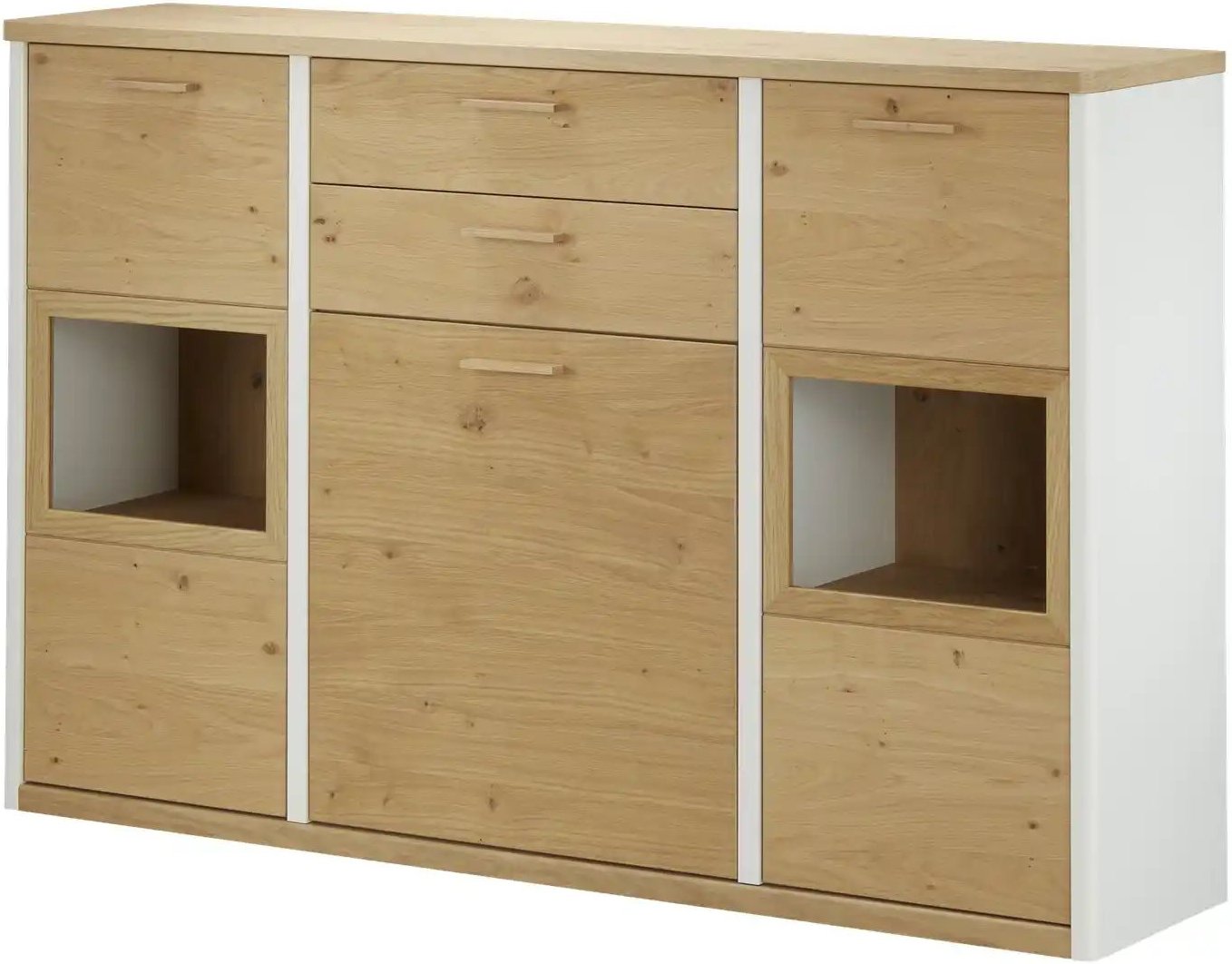 Wohnwert Highboard Libro Plus ¦ holzfarben ¦ Maße (cm): B: 175 H: 113 T: 41.0 Kommoden & Sideboards > Highboards - Höff...