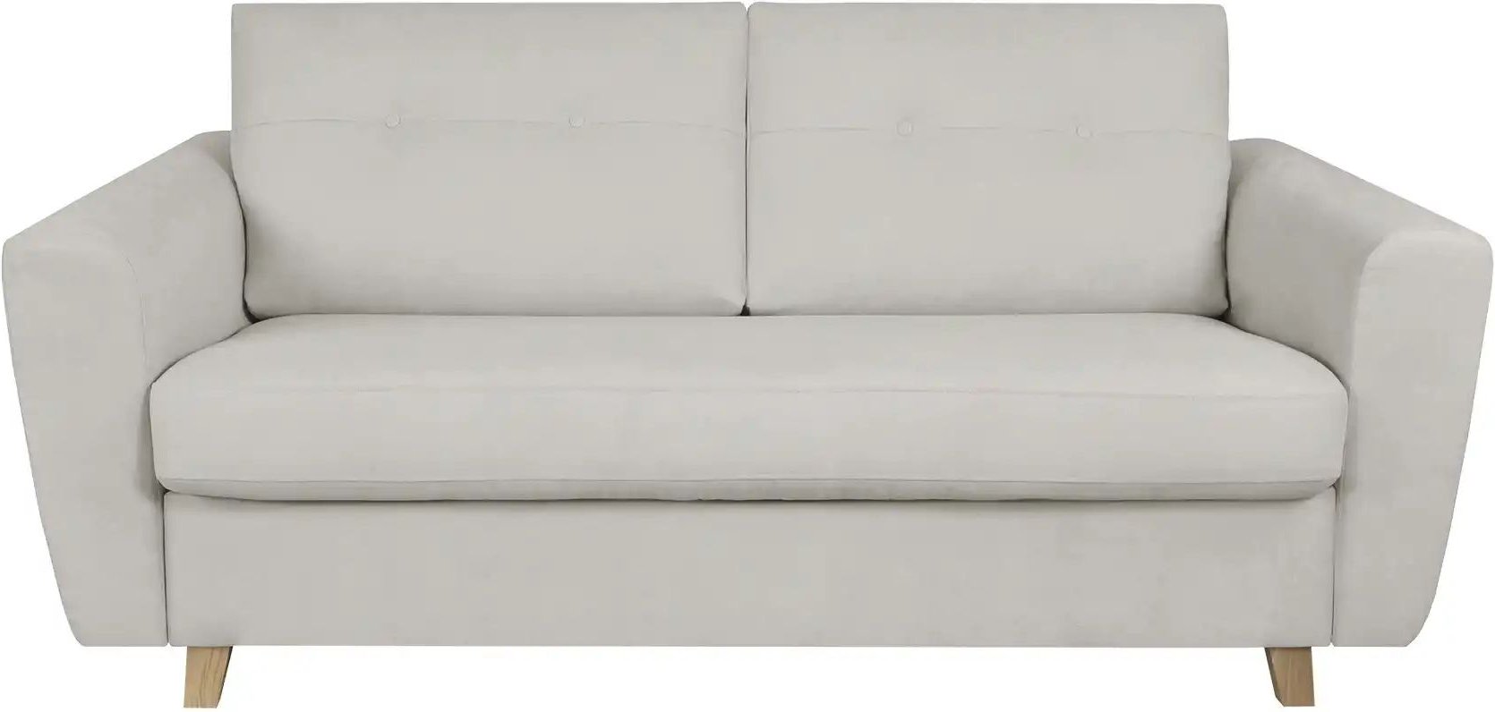 Einzelsofa mit Schlaffunktion Caroline ¦ beige ¦ Maße (cm): B: 198 H: 92 T: 102.0 Polstermöbel > Sofas > 2-Sitzer - Höff...