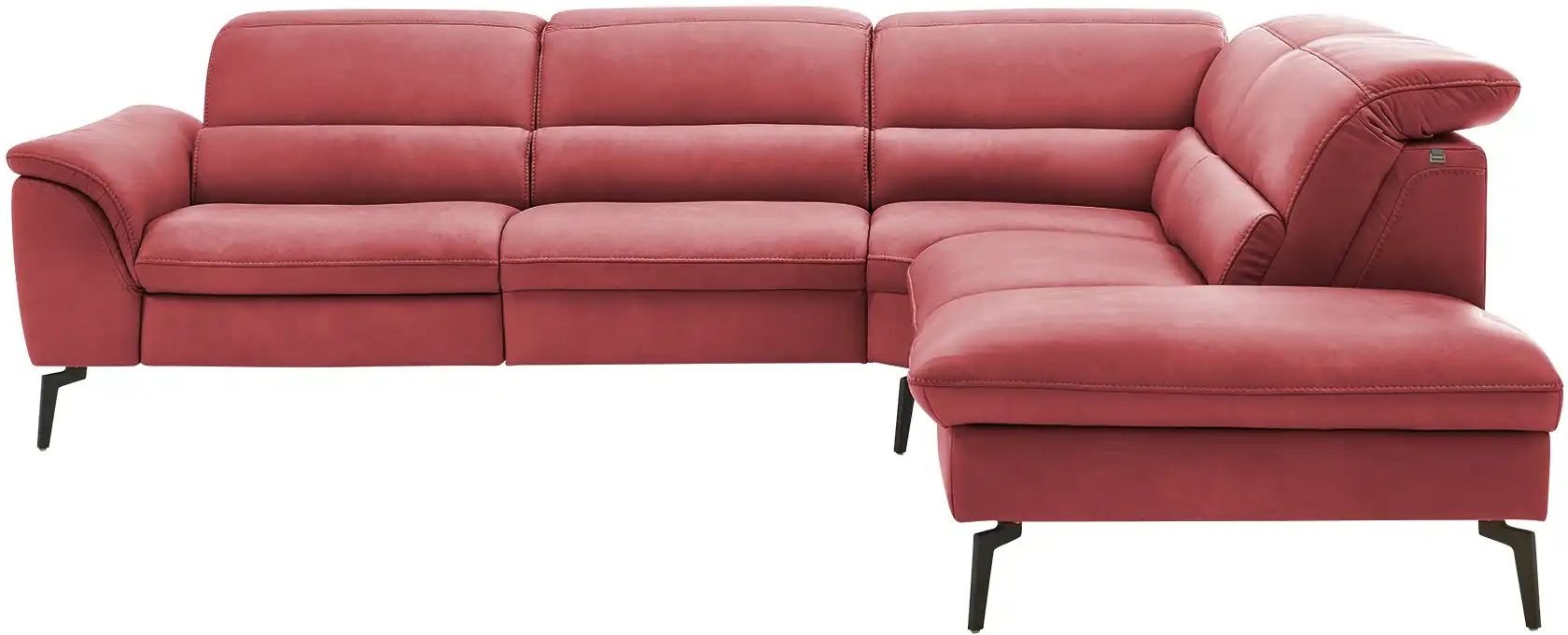 Thumbnail - Hukla Ecksofa Luisa ¦ rot ¦ Maße (cm): B: 298 H: 106 T: 258.0 Polstermöbel > Sofas > Ecksofas - Höffner