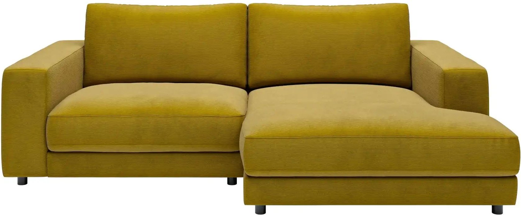 Jette Home Ecksofa in Feincord Sila ¦ grün ¦ Maße (cm): B: 250 H: 85 T: 170.0 Polstermöbel > Sofas > Ecksofas - Höffner