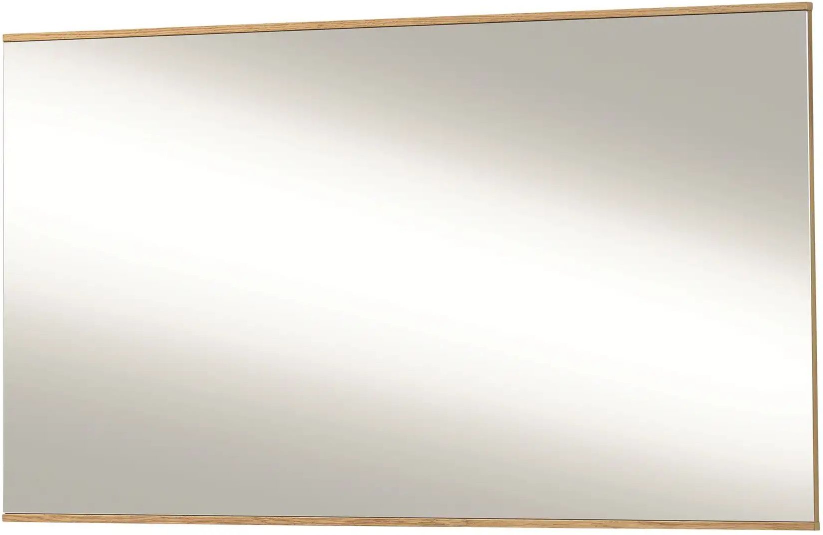 MONDO Spiegel Aralia ¦ holzfarben ¦ Glas,Aluminium,Holzwerkstoff ¦ Maße (cm): B: 123 H: 62 T: 2.0 Garderoben & Kleiders...