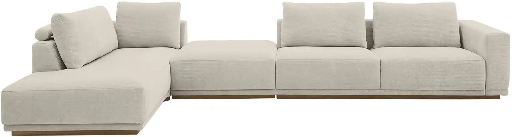Musterring Ecksofa JustB! PM200 ¦ grau ¦ Maße (cm): B: 395 H: 60 T: 202.0 Polstermöbel > Sofas > Ecksofas - Höffner
