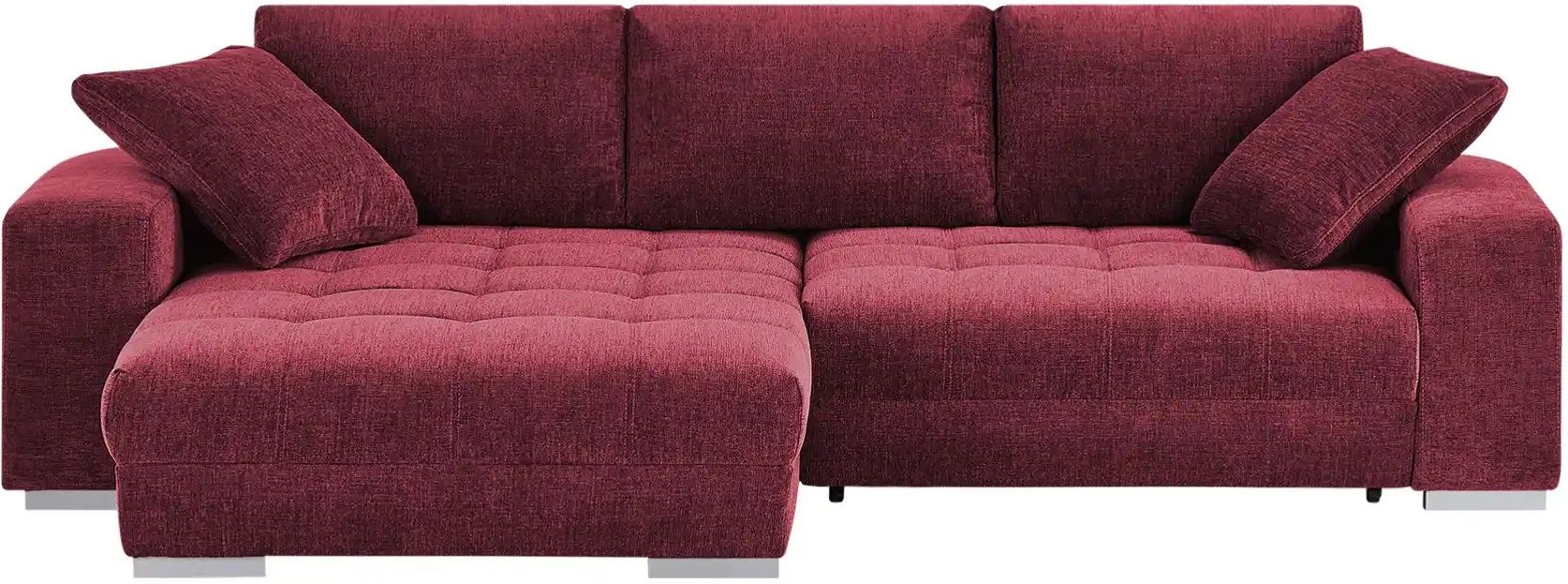 bobb Ecksofa mit Schlaffunktion Caro ¦ rot ¦ Maße (cm): B: 305 H: 87 T: 202.0 Polstermöbel > Sofas > Ecksofas - Höffner