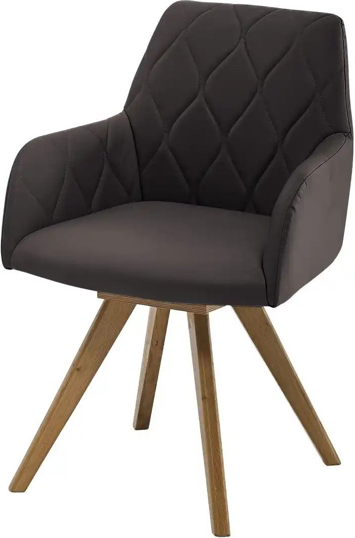 Woodford Esszimmerstuhl Damask ¦ braun ¦ Maße (cm): B: 61 H: 88 T: 66.5 Stühle > Küchenstühle > Küchenstühle mit Armleh...