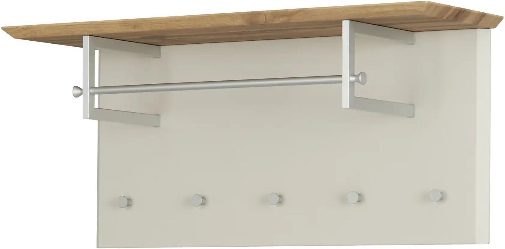 Thumbnail - Wohnwert Garderobenpaneel Azzura ¦ creme ¦ MDF-Platte ¦ Maße (cm): B: 93 H: 42 T: 31.0 Garderoben & Kleiderstangen > Wa...