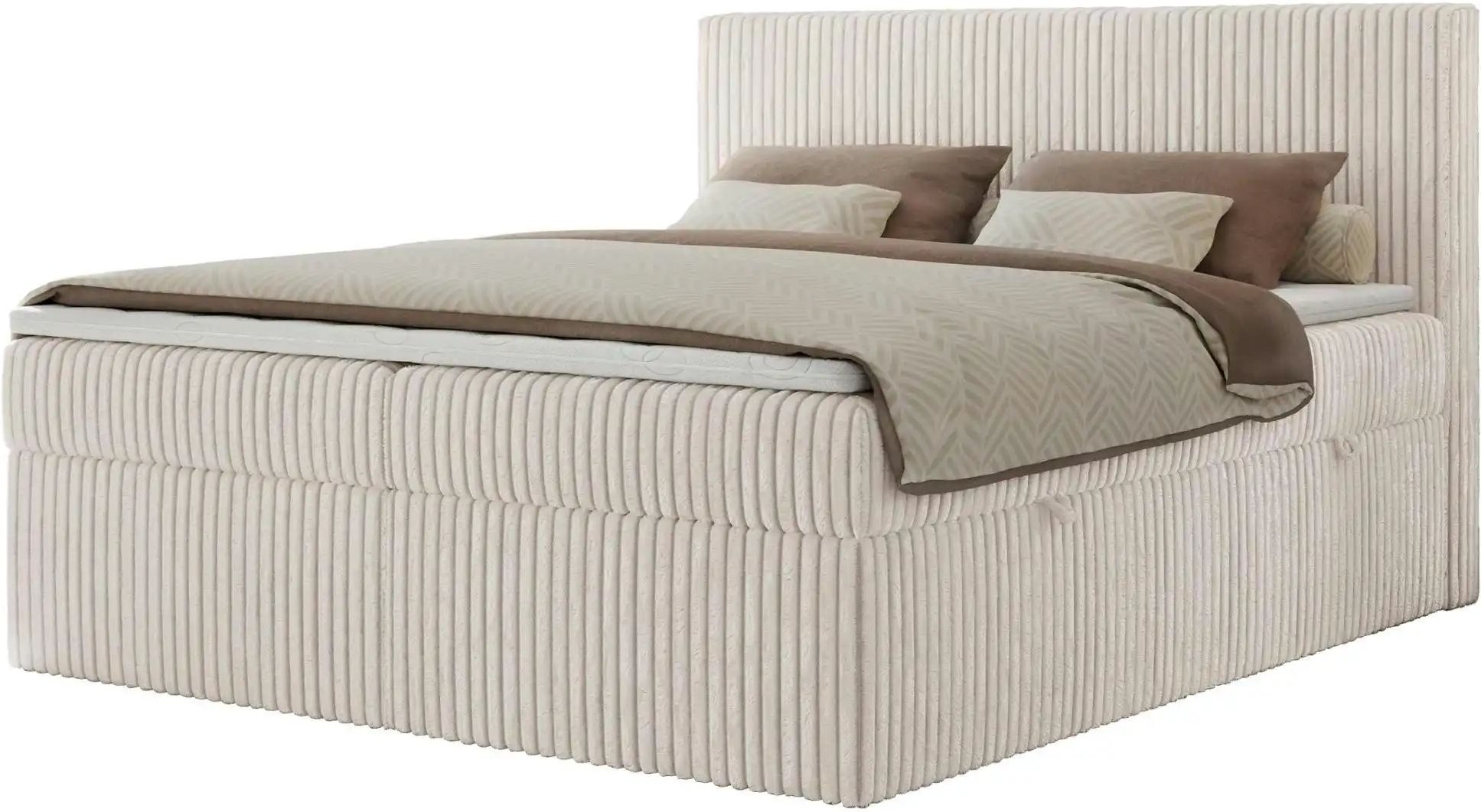 Boxbett mit Bettkasten Tiliano ¦ beige ¦ Maße (cm): B: 184 H: 119 Betten > Komfortbetten - Höffner