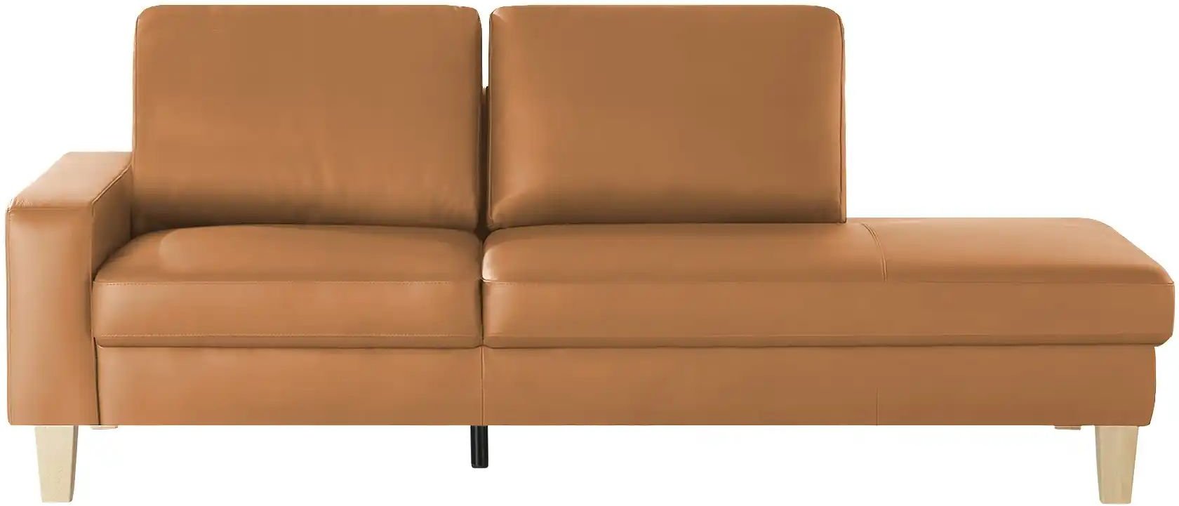 Recamiere aus Leder Bena ¦ braun ¦ Maße (cm): B: 213 H: 86 T: 97.0 Polstermöbel > Sofas > Einzelsofas - Höffner