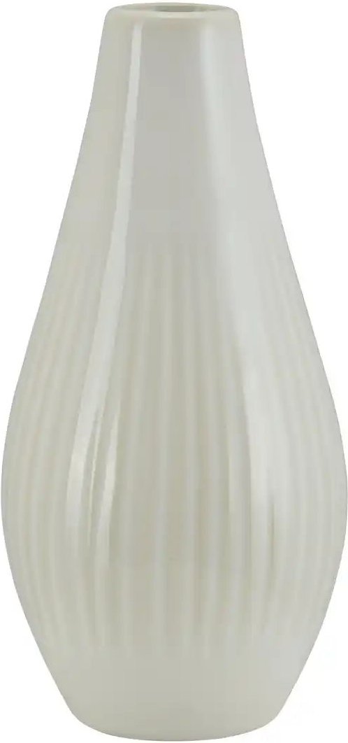 HOME STORY Vase   ¦ weiß ¦ Porzellan ¦ Maße (cm): H: 14,5  Ø: 7 Accessoires > Vasen - Höffner