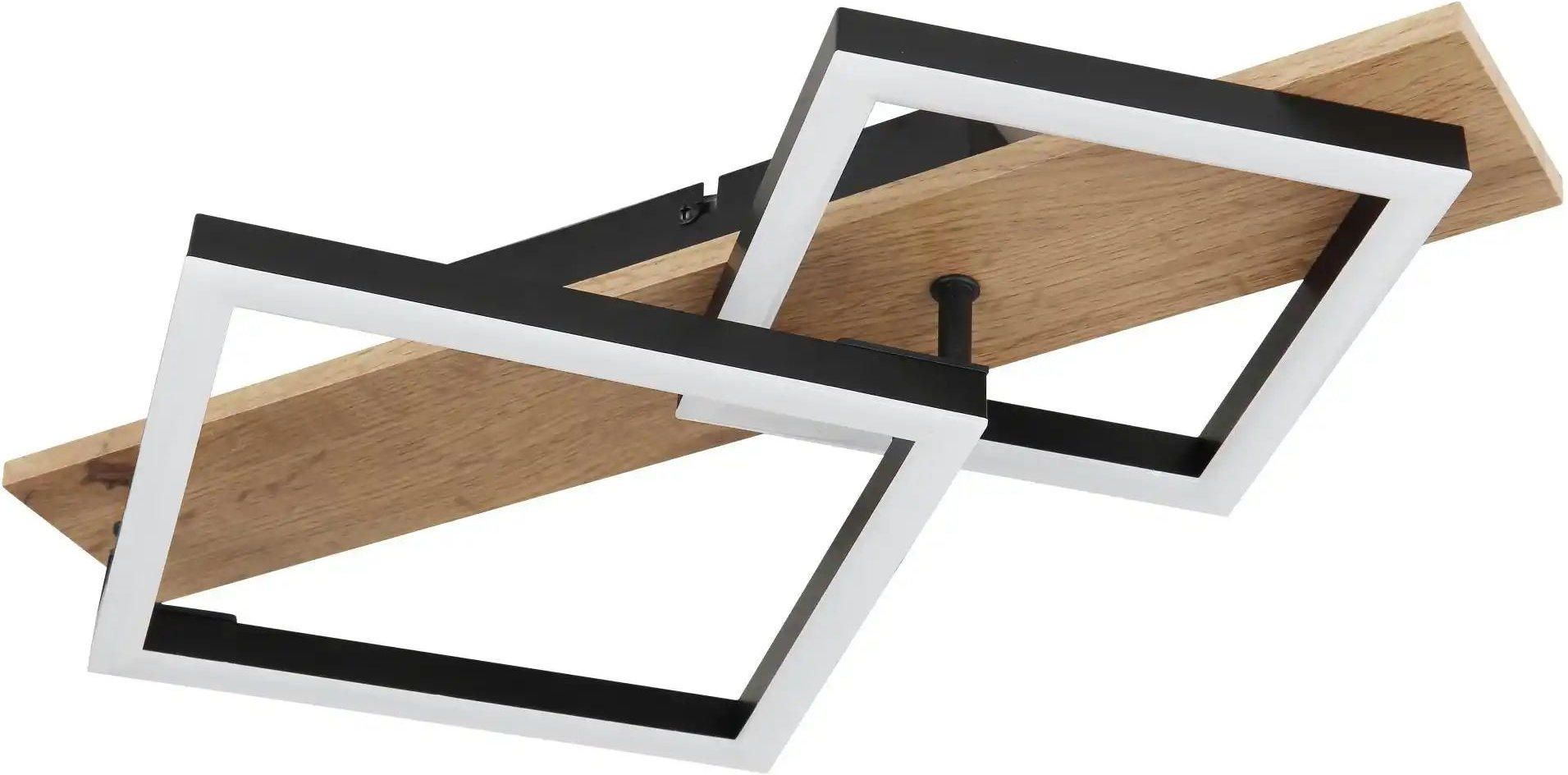 Globo Lighting Deckenleuchte ¦ schwarz ¦ Maße (cm): B: 47,5 H: 8,5 T: 31.0 Lampen & Leuchten > Deckenleuchten - Höffne...