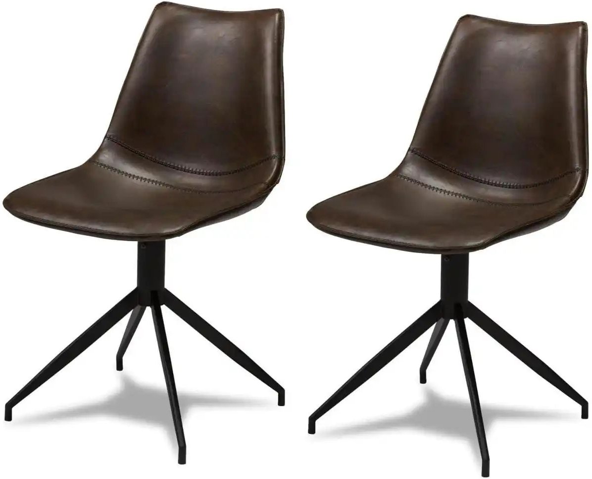 Furnhouse Esszimmerstuhl 2er-Set Isabel ¦ braun ¦ Maße (cm): B: 47 H: 84 Stühle > Polsterstühle - Höffner