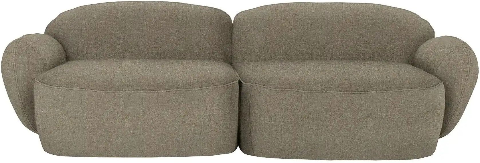 SOHO Sofa 3-sitzig  Bubble ¦ beige ¦ Maße (cm): B: 236 H: 80 T: 104.0 Polstermöbel > Sofas > 3-Sitzer - Höffner