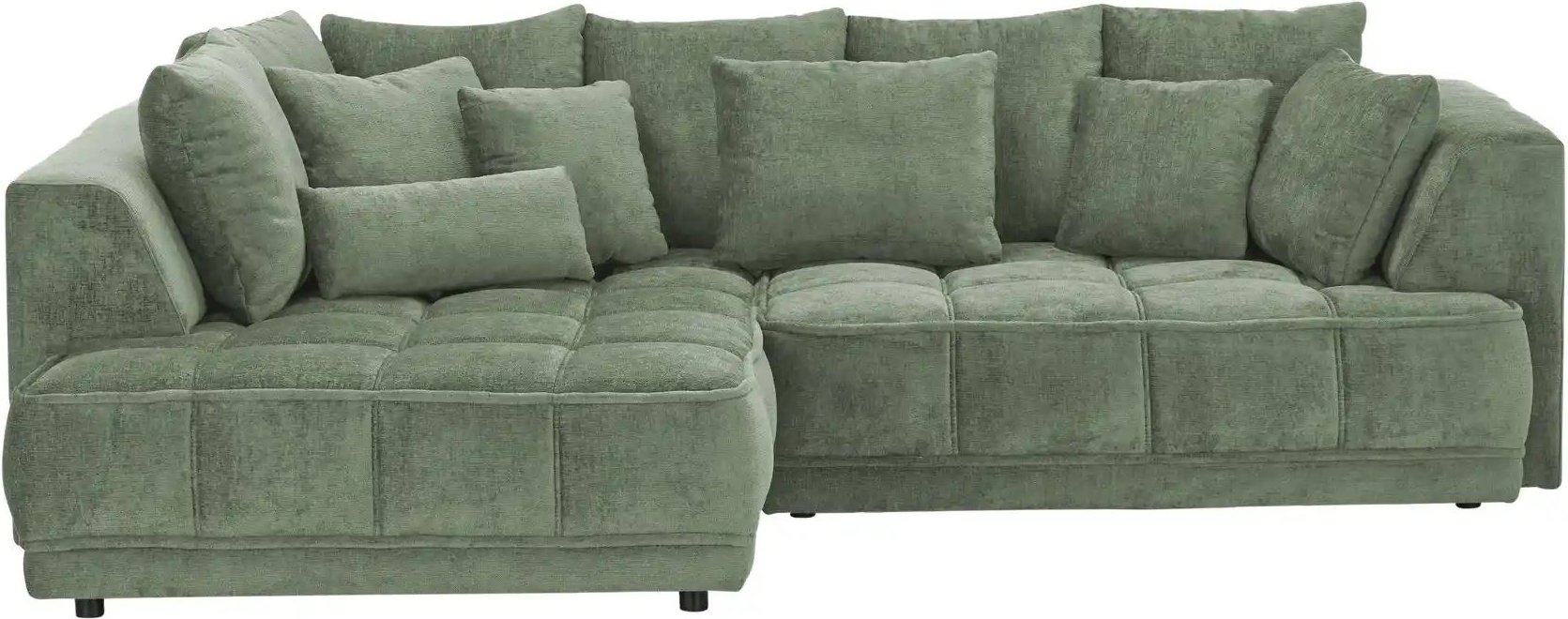 switch Ecksofa Tiga ¦ grün ¦ Maße (cm): B: 285 H: 88 T: 205.0 Polstermöbel > Sofas > Ecksofas - Höffner