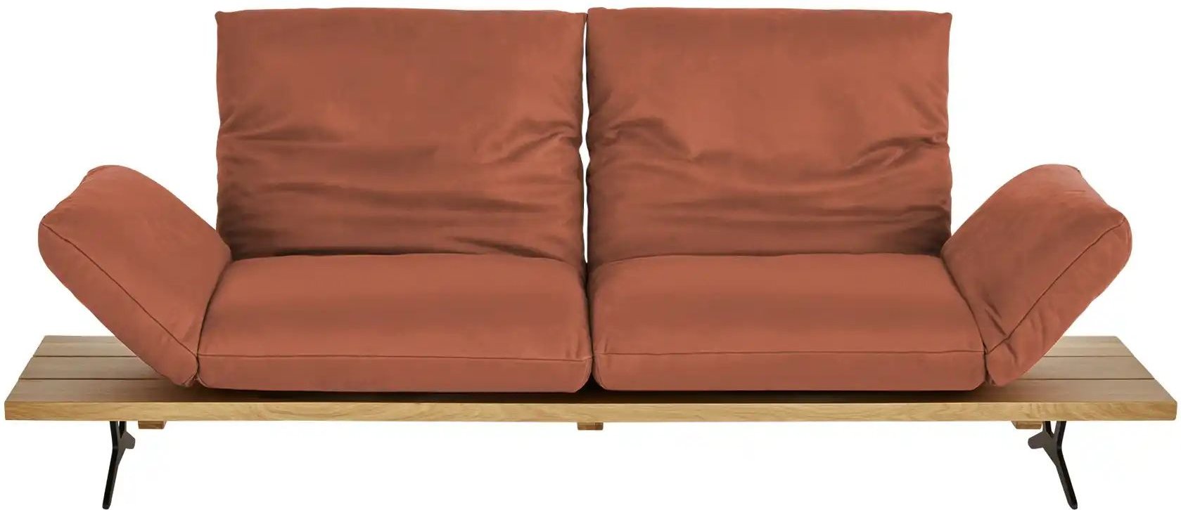 KOINOR Ledersofa Marilyn ¦ orange ¦ Maße (cm): B: 232 H: 96 T: 90.0 Polstermöbel > Sofas > 2-Sitzer - Höffner