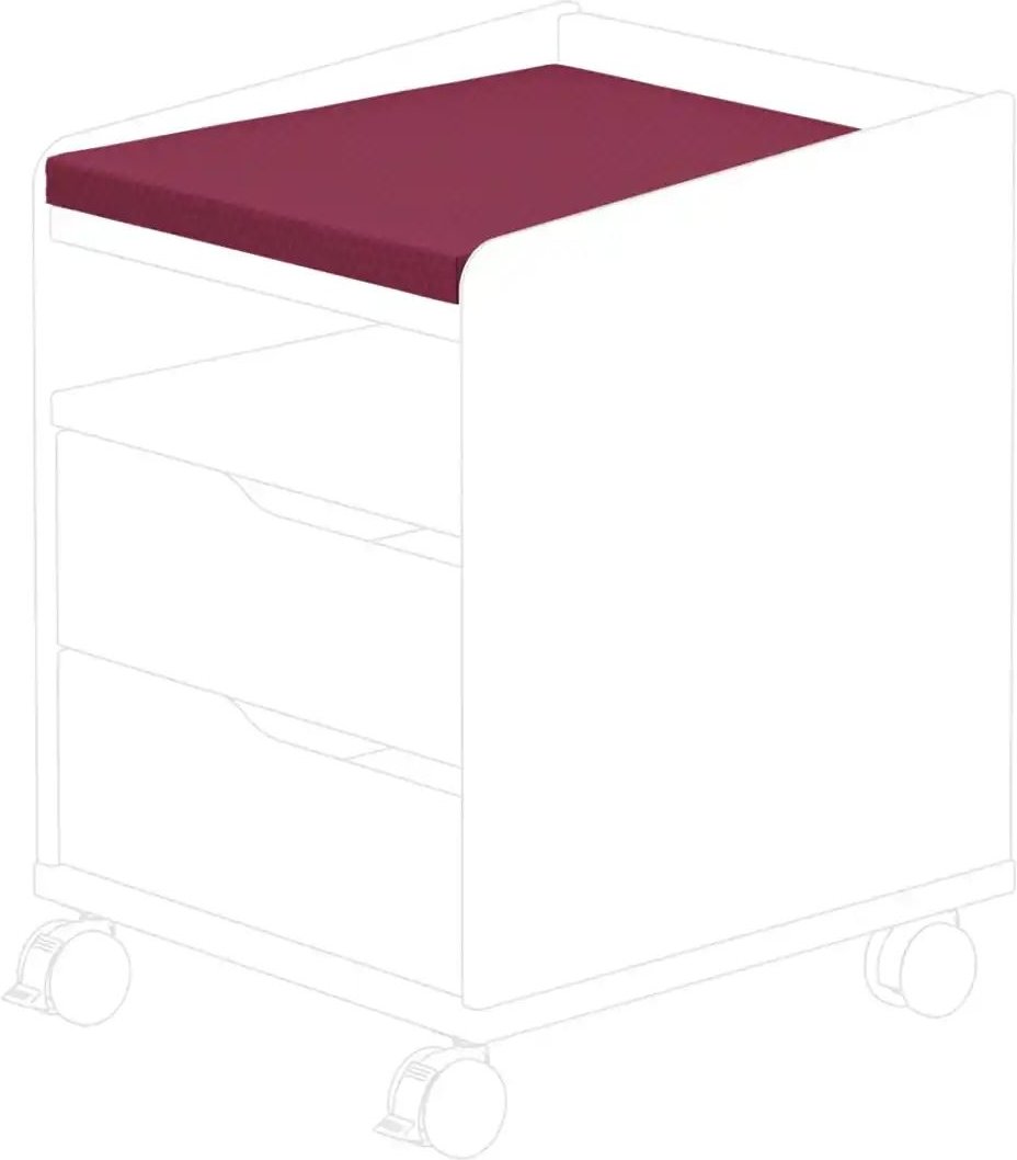Thumbnail - PAIDI Sitzpolster Rollcontainer 2S ¦ lila/violett ¦ Maße (cm): B: 39 H: 5 T: 44.0 Sonstiges Zubehör - Höffner