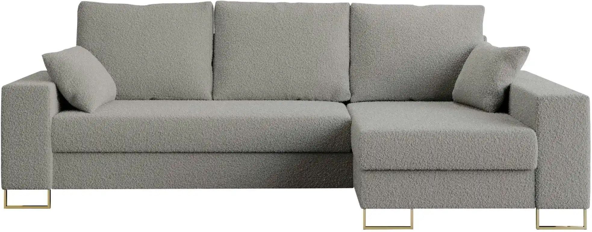 Ecksofa mit Schlaffunktion Dorain ¦ grau ¦ Maße (cm): B: 242 H: 85 Polstermöbel > Sofas > Ecksofas - Höffner
