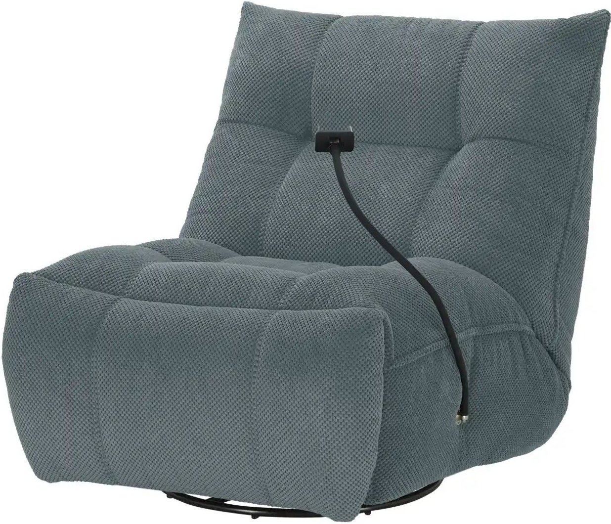 Thumbnail - uno Sessel Relaxfunktion Tokyo ¦ grau ¦ Maße (cm): B: 87 H: 91 T: 106.0 Polstermöbel > Sessel > Relaxsessel - Höffner