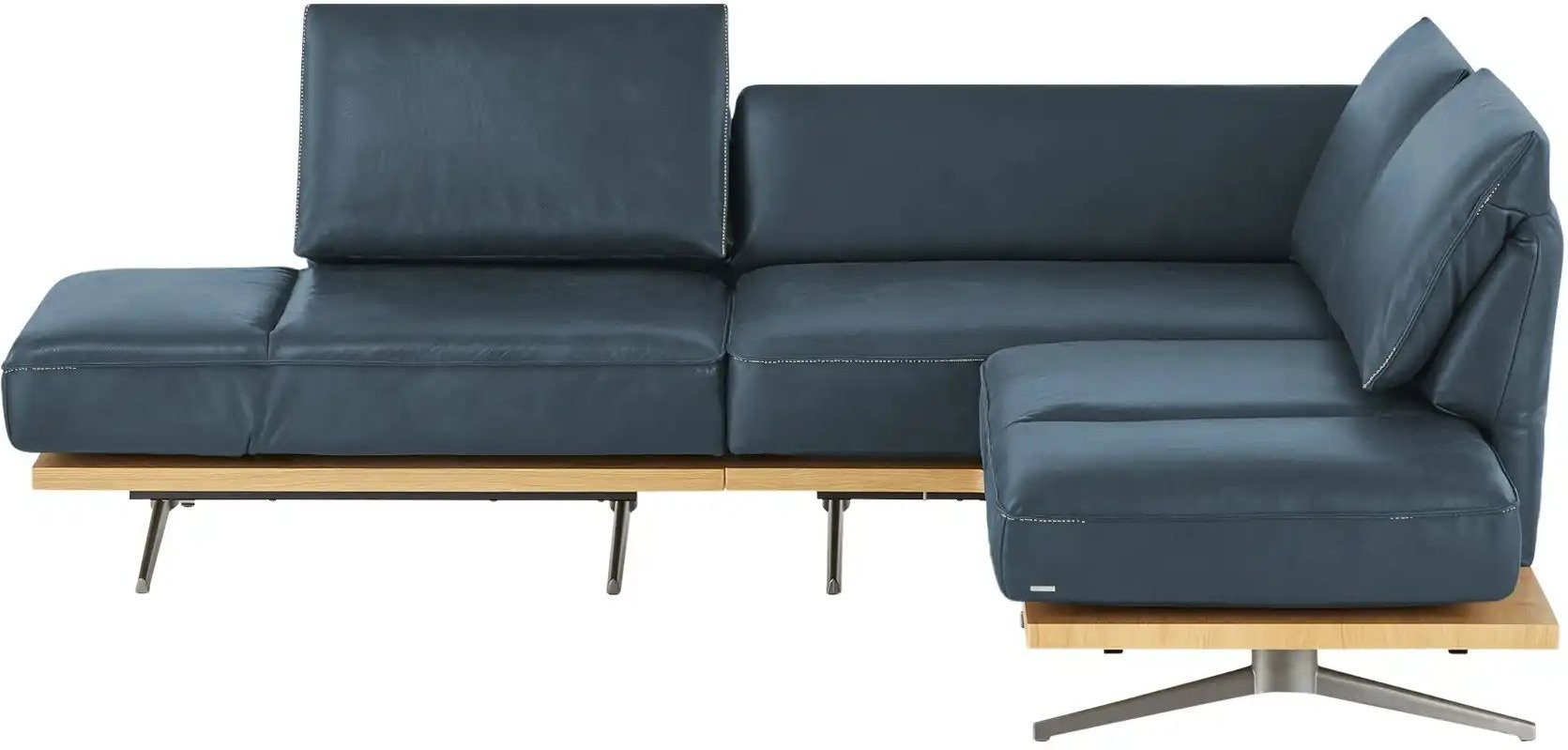KOINOR Ecksofa Phoenix ¦ blau ¦ Maße (cm): B: 253 H: 87 T: 209.0 Polstermöbel > Sofas > Ecksofas - Höffner
