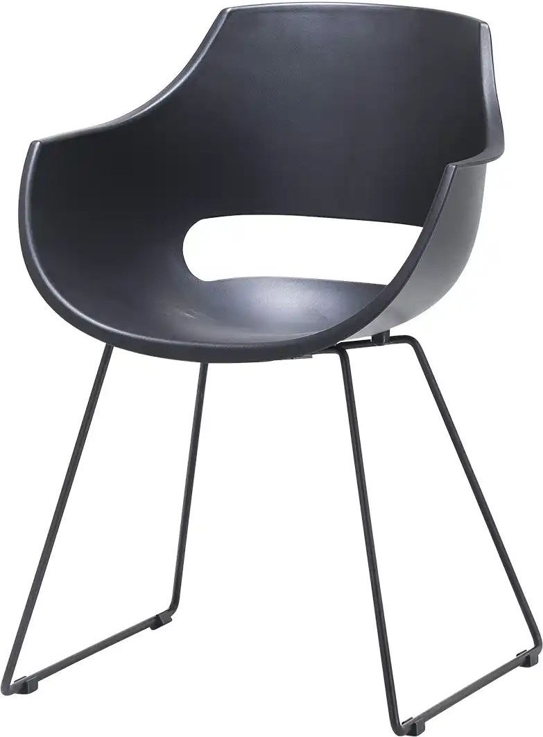 Esszimmerstuhl Rudy ¦ schwarz ¦ Maße (cm): B: 57 H: 80 T: 58.0 Stühle > Esszimmerstühle > Esszimmerstühle mit Armlehnen...