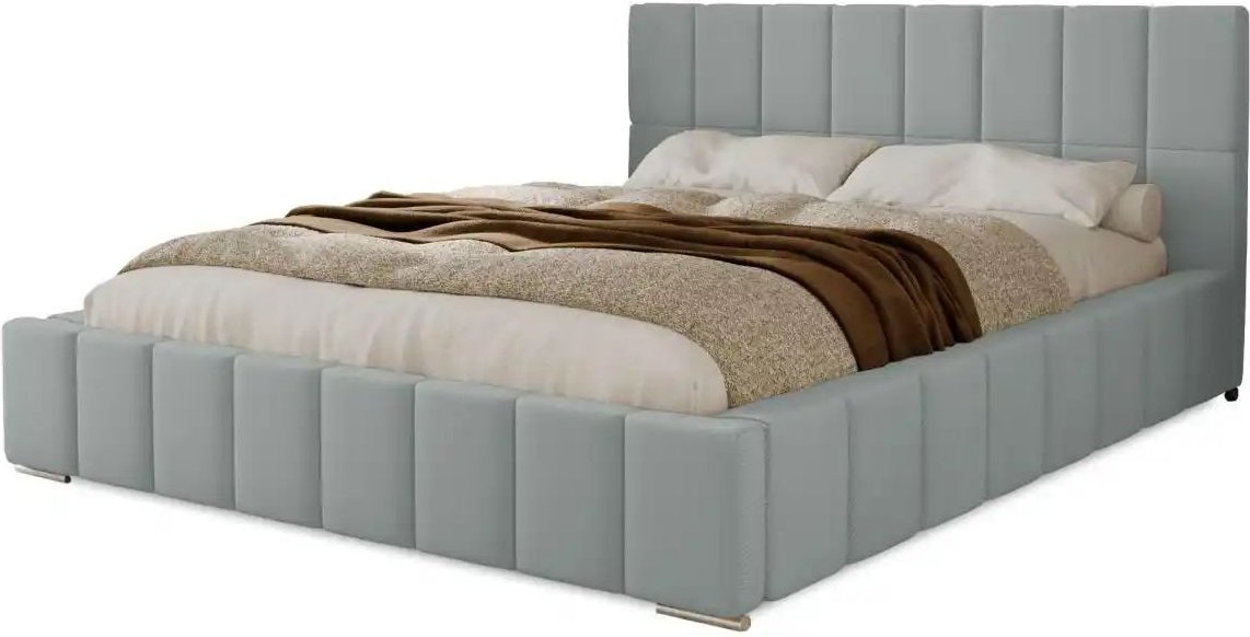 Thumbnail - Polsterbett mit Stauraum Ayr ¦ grau ¦ Maße (cm): B: 155 H: 100 Betten > Polsterbetten - Höffner