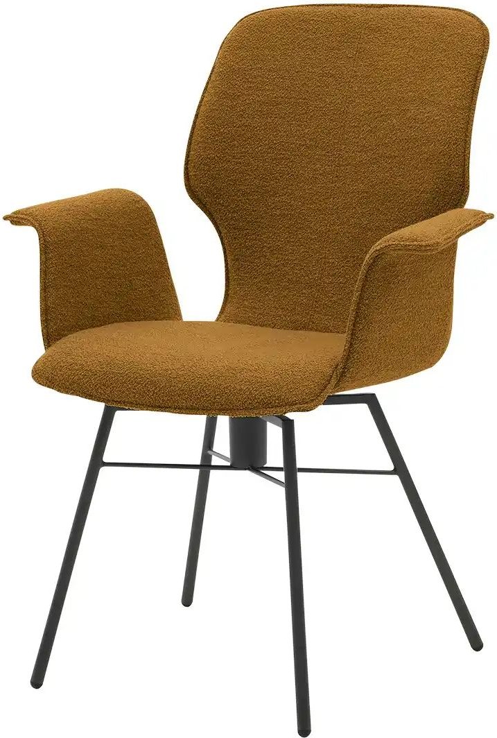 Musterring Armlehnstuhl Nevio ¦ orange ¦ Maße (cm): B: 66 H: 95 T: 63.0 Stühle > Esszimmerstühle > Esszimmerstühle mit ...