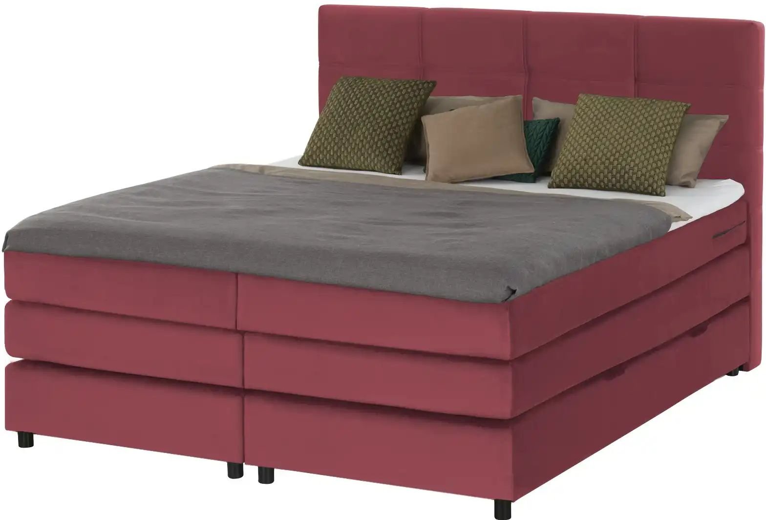 Boxspringbett Wind ¦ rot ¦ Maße (cm): B: 180 H: 152 Betten > Boxspringbetten - Höffner