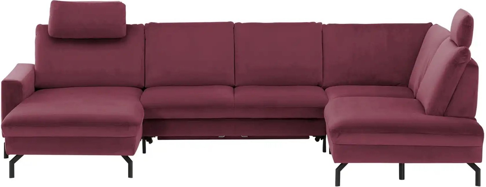 meinSofa Wohnlandschaft Grace ¦ lila/violett ¦ Maße (cm): B: 332 H: 89 T: 220.0 Polstermöbel > Sofas > Schlafsofas - Hö...
